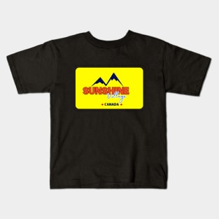 Sunshine Village Canada Kids T-Shirt